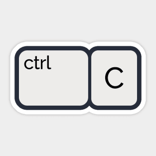 Ctrl+C Sticker